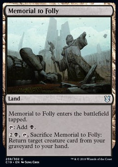 Memorial to Folly⁣ - Commander 2019⁣ (Uncommon)⁣ [259]