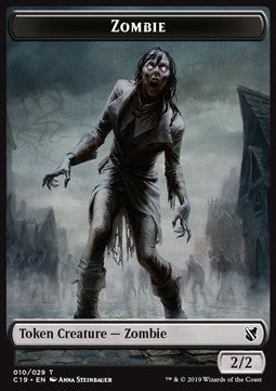 Zombie Token (B 2/2) // Ob Nixilis Reignited Emblem⁣ - Commander 2019⁣ (Token)⁣ [T 10/29]