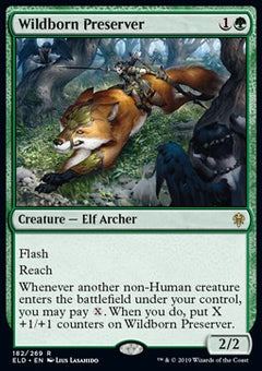 Wildborn Preserver⁣ - Throne of Eldraine⁣ (Rare)⁣ [182]