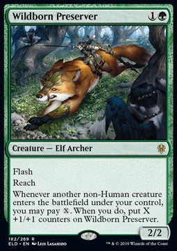 Wildborn Preserver⁣ - Throne of Eldraine⁣ (Rare)⁣ [182]