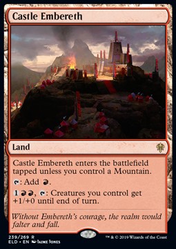 Castle Embereth⁣ - Throne of Eldraine⁣ (Rare)⁣ [239]