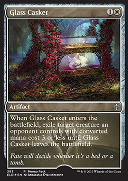 Glass Casket⁣ - Throne of Eldraine: Promos⁣ (Uncommon)⁣ [393]