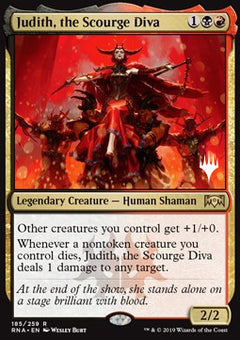 Judith, the Scourge Diva⁣ - Throne of Eldraine: Promos⁣ (Rare)⁣ [185]