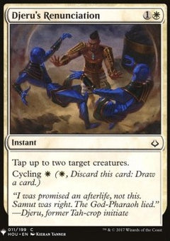 Djeru's Renunciation⁣ - Mystery Booster⁣ (Common)⁣ [11]
