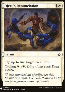 Djeru's Renunciation⁣ - Mystery Booster⁣ (Common)⁣ [11]