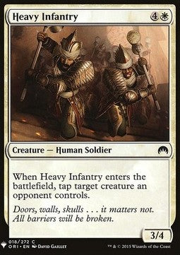Heavy Infantry⁣ - Mystery Booster⁣ (Common)⁣ [18]