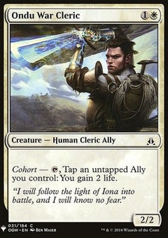 Ondu War Cleric⁣ - Mystery Booster⁣ (Common)⁣ [31]