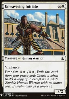 Unwavering Initiate⁣ - Mystery Booster⁣ (Common)⁣ [36]