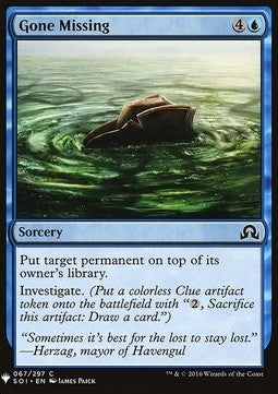 Gone Missing⁣ - Mystery Booster⁣ (Common)⁣ [67]
