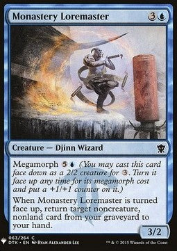 Monastery Loremaster⁣ - Mystery Booster⁣ (Common)⁣ [63]