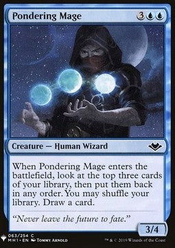 Pondering Mage⁣ - Mystery Booster⁣ (Common)⁣ [63]