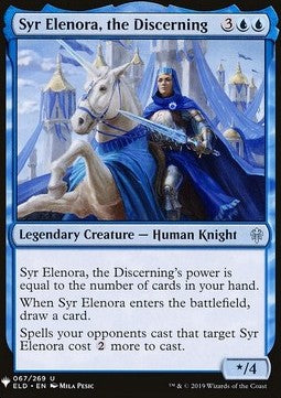 Syr Elenora, the Discerning⁣ - Mystery Booster⁣ (Uncommon)⁣ [67]
