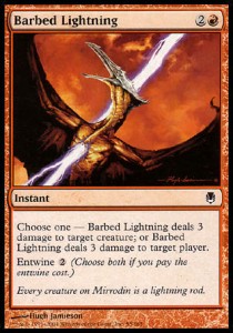 Barbed Lightning - Darksteel (Common) [DST-55]