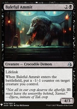 Baleful Ammit⁣ - Mystery Booster⁣ (Uncommon)⁣ [79]