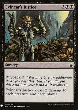 Evincar's Justice⁣ - Mystery Booster⁣ (Common)⁣ [58]