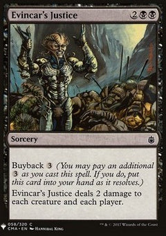 Evincar's Justice⁣ - Mystery Booster⁣ (Common)⁣ [58]