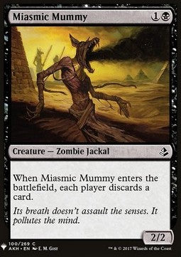 Miasmic Mummy⁣ - Mystery Booster⁣ (Common)⁣ [100]