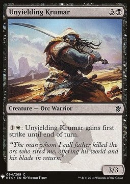 Unyielding Krumar⁣ - Mystery Booster⁣ (Common)⁣ [94]