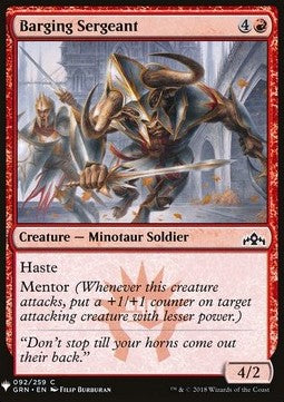 Barging Sergeant⁣ - Mystery Booster⁣ (Common)⁣ [92]