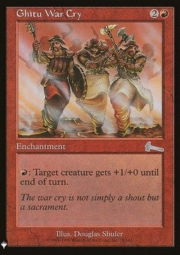 Ghitu War Cry⁣ - Mystery Booster⁣ (Uncommon)⁣ [78]