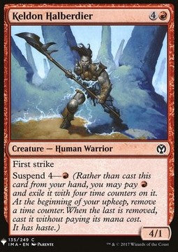 Keldon Halberdier⁣ - Mystery Booster⁣ (Common)⁣ [135]