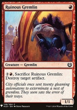 Ruinous Gremlin⁣ - Mystery Booster⁣ (Common)⁣ [128]