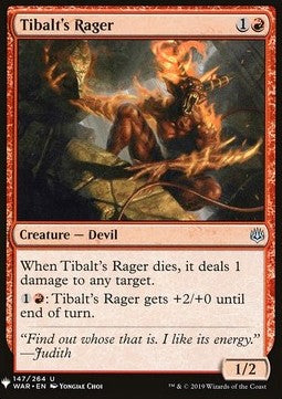 Tibalt's Rager⁣ - Mystery Booster⁣ (Uncommon)⁣ [147]
