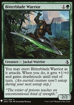 Bitterblade Warrior⁣ - Mystery Booster⁣ (Common)⁣ [157]