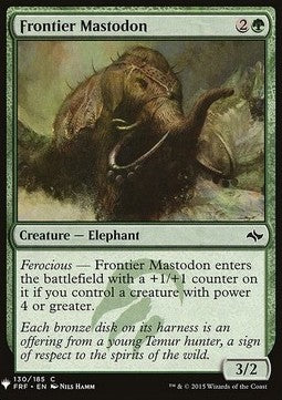 Frontier Mastodon⁣ - Mystery Booster⁣ (Common)⁣ [130]