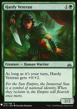 Hardy Veteran⁣ - Mystery Booster⁣ (Common)⁣ [132]