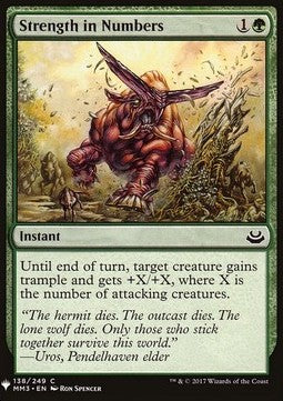 Strength in Numbers⁣ - Mystery Booster⁣ (Common)⁣ [138]