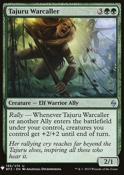 Tajuru Warcaller⁣ - Mystery Booster⁣ (Uncommon)⁣ [195]