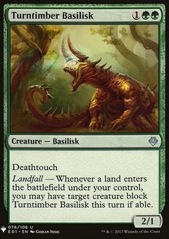 Turntimber Basilisk⁣ - Mystery Booster⁣ (Uncommon)⁣ [76]