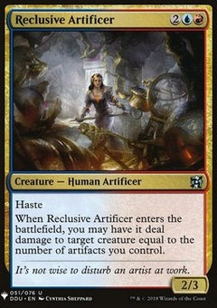 Reclusive Artificer⁣ - Mystery Booster⁣ (Uncommon)⁣ [51]