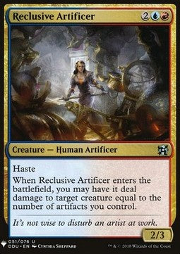 Reclusive Artificer⁣ - Mystery Booster⁣ (Uncommon)⁣ [51]