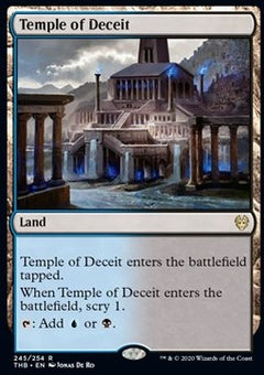 Temple of Deceit⁣ - Theros Beyond Death⁣ (Rare)⁣ [245]