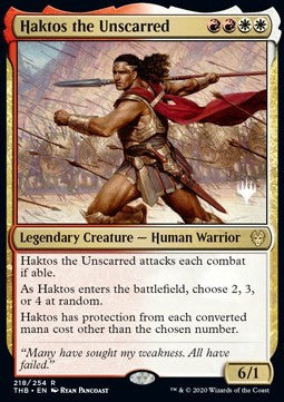 Haktos the Unscarred (V.1)⁣ - Theros Beyond Death: Promos⁣ (Rare)⁣ [218]