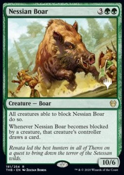 Nessian Boar (V.1)⁣ - Theros Beyond Death: Promos⁣ (Rare)⁣ [181]