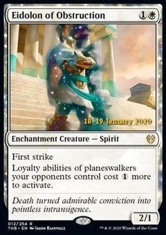 Eidolon of Obstruction (V.2)⁣ - Theros Beyond Death: Promos⁣ (Rare)⁣ [12]