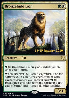 Bronzehide Lion (V.2)⁣ - Theros Beyond Death: Promos⁣ (Rare)⁣ [210]
