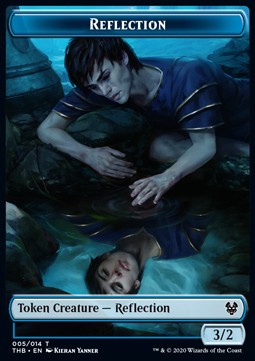 Reflection Token (U 3/2) // Satyr Token (R 1/1)⁣ - Theros Beyond Death: Extras⁣ (Token)⁣ [T 05/09]