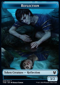 Reflection Token (U 3/2) // Satyr Token (R 1/1)⁣ - Theros Beyond Death: Extras⁣ (Token)⁣ [T 05/09]