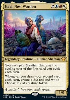 Gavi, Nest Warden (V.1)⁣ - Commander: Ikoria⁣ (Mythic)⁣ [7]