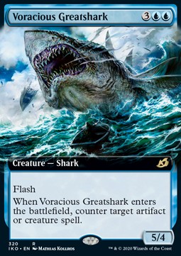 Voracious Greatshark⁣ - Ikoria: Lair of Behemoths: Extras⁣ (Rare)⁣ [320]
