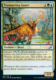Trumpeting Gnarr⁣ - Ikoria: Lair of Behemoths⁣ (Uncommon)⁣ [213]