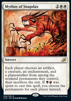 Mythos of Snapdax⁣ - Ikoria: Lair of Behemoths⁣ (Rare)⁣ [24]