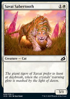 Savai Sabertooth⁣ - Ikoria: Lair of Behemoths⁣ (Common)⁣ [29]
