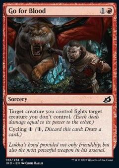Go for Blood⁣ - Ikoria: Lair of Behemoths⁣ (Common)⁣ [122]