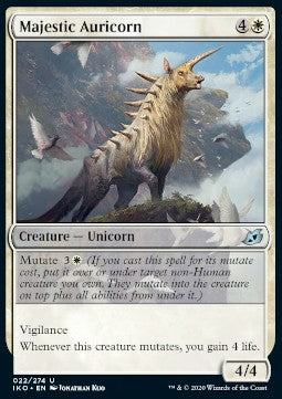 Majestic Auricorn⁣ - Ikoria: Lair of Behemoths⁣ (Uncommon)⁣ [22]