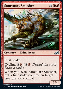 Sanctuary Smasher⁣ - Ikoria: Lair of Behemoths⁣ (Uncommon)⁣ [135]